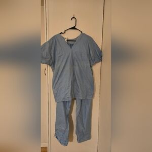 Blue Scrub Set